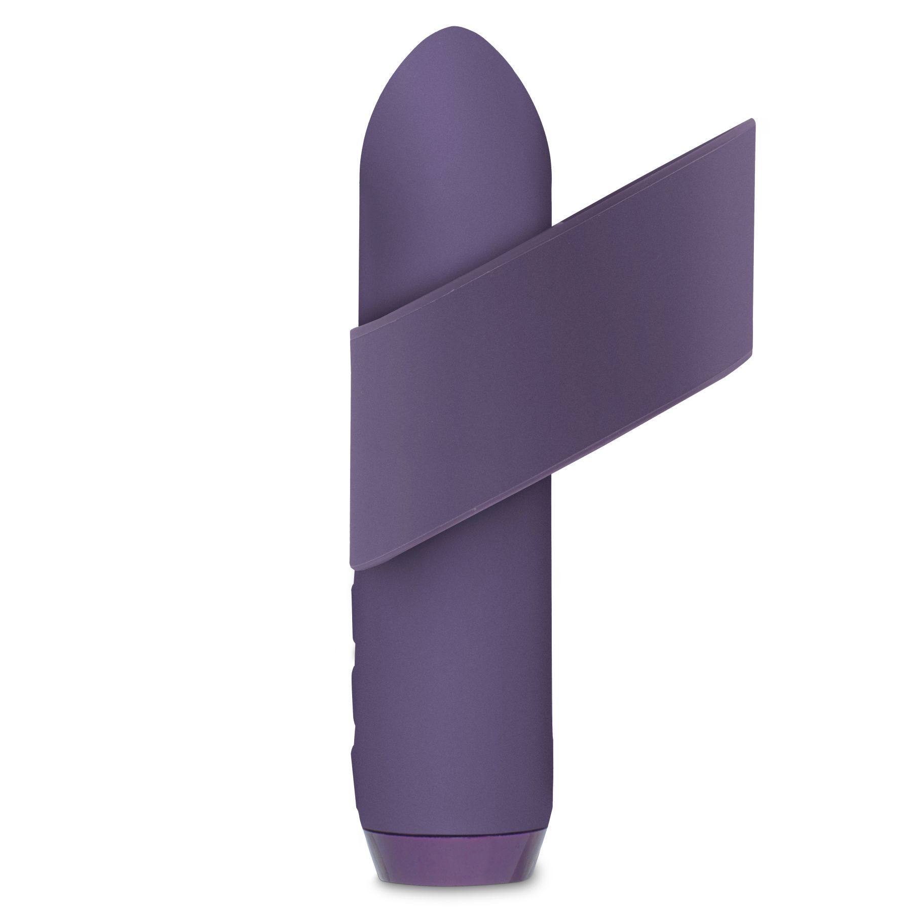 Минивибратор Je Joue - Classic Bullet Vibrator Purple с глубокой вибрацией и фиксацией на палец