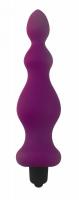 Анальная пробка с вибрацией Adrien Lastic Bullet Amuse Purple, макс. диаметр 3,9см