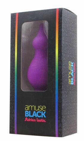 Анальная пробка Adrien Lastic Amuse Medium Purple (M) с двумя переходами, макс. диаметр 3,6см