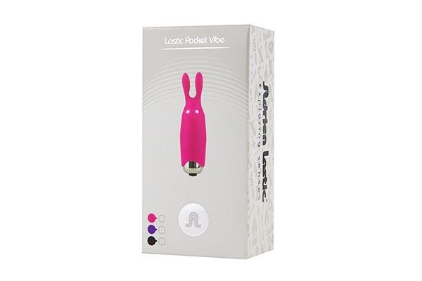 Вибропуля Adrien Lastic Pocket Vibe Rabbit Pink со стимулирующими ушками