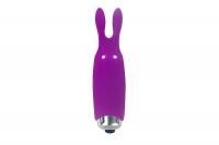 Вибропуля Adrien Lastic Pocket Vibe Rabbit Purple со стимулирующими ушками