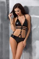 Боди монокини под латекс LAMIS BODY black S/M - Passion Exclusive