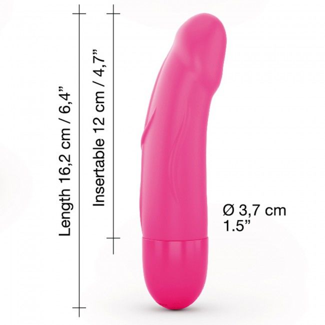 Вибратор Dorcel Real Vibration S Magenta 2.0, диам 3,7см, перезаряжаемый, для точки G