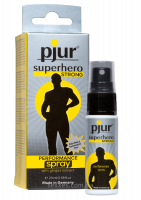 Пролонгирующий спрей pjur Superhero Strong Spray 20 ml, с экстрактом имбиря, впитывается в кожу