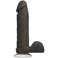 Фаллоимитатор Doc Johnson The Realistic Cock 8 inch Black - ULTRASKYN, Vack-U-Lock, диаметр 5,1см