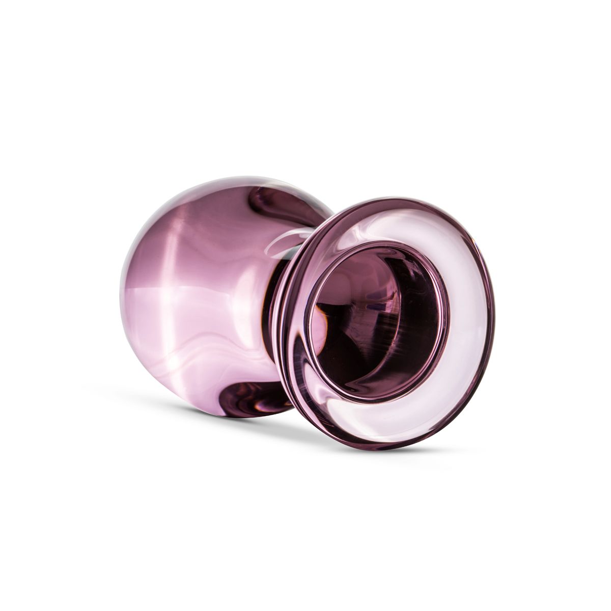 Розовая анальная пробка из стекла Gildo Pink Glass Buttplug No. 27