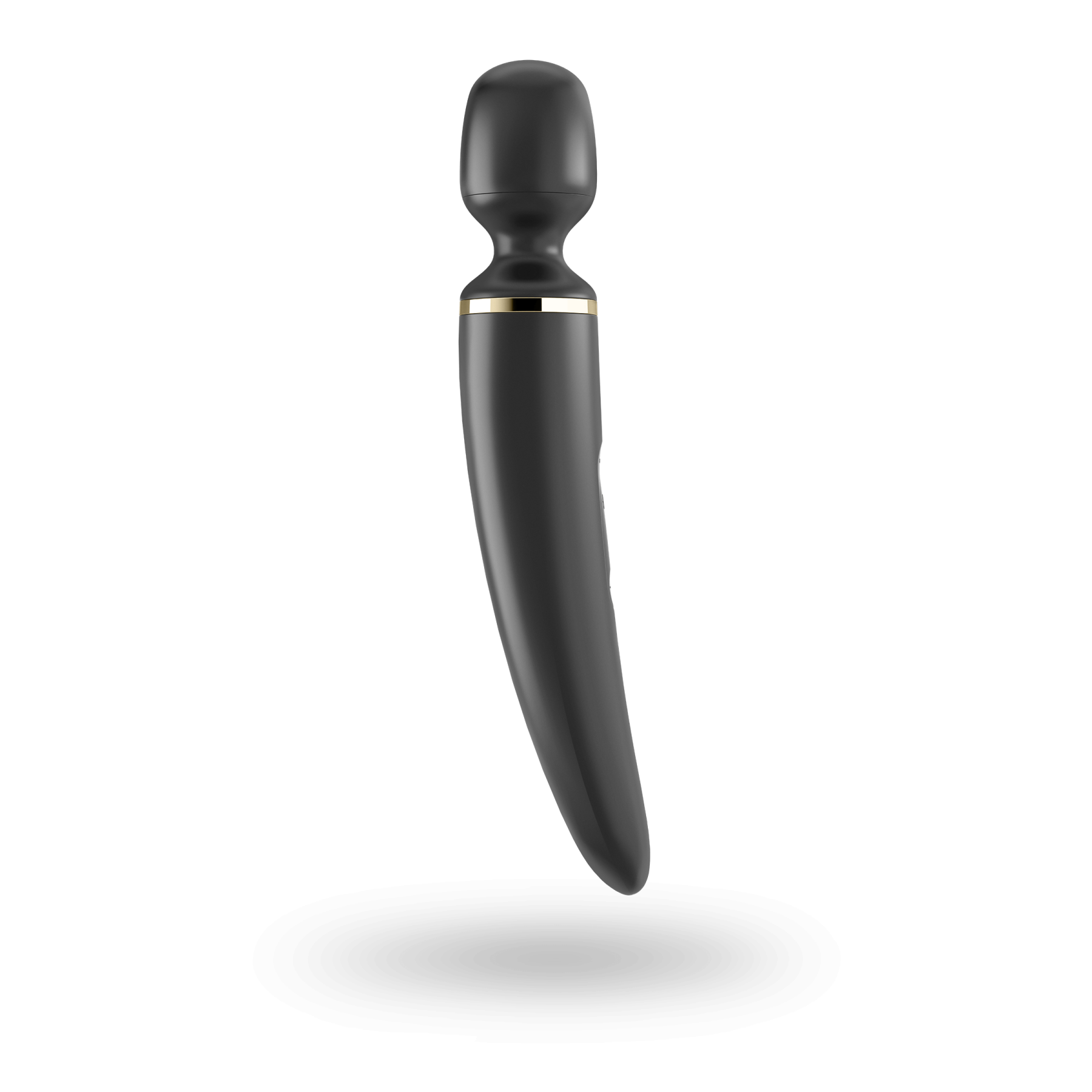 Вибромассажер Satisfyer Wand-er Woman (Black/Gold), водонепроницаемый, мощный, размер XXL