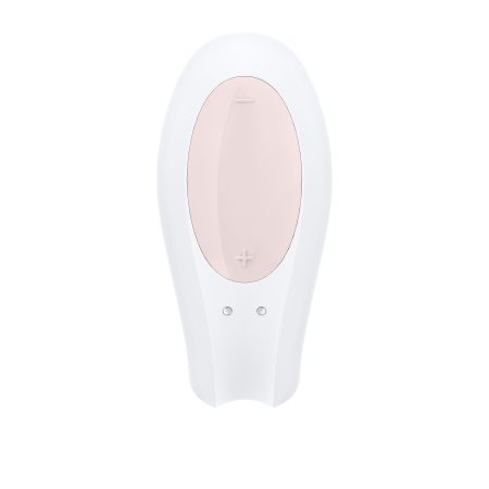 Смарт-вибратор для пар Satisfyer Double Joy White с широким клиторальным стимулятором