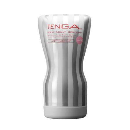 Мастурбатор Tenga Squeeze Tube Cup (мягкая подушечка) GENTLE сдавливаемый