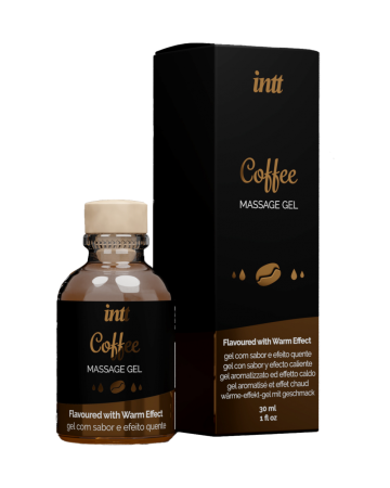 Массажный гель для интимных зон Intt Coffee (30 мл) разогревающий