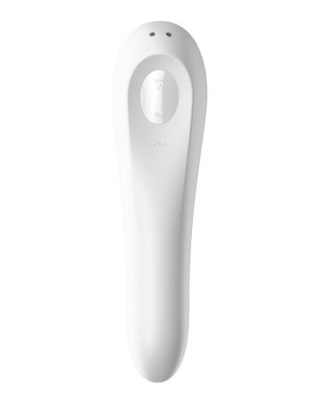 Смарт вибратор и вакуумный стимулятор 2-в-1 Satisfyer Dual Pleasure White