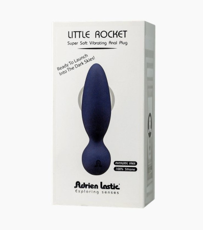 Анальная вибропробка Adrien Lastic Little Rocket макс. диаметр 3,5см, soft-touch