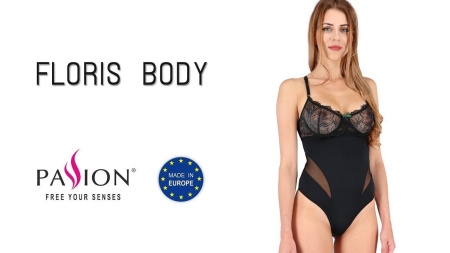 Боди FLORIS BODY black S/M - Passion Exclusive