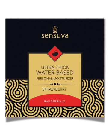 Пробник Sensuva - Ultra–Thick Water-Based Strawberry (6 мл)