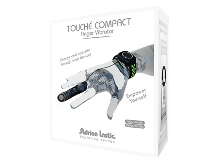 Вибратор на палец Adrien Lastic Touche (S) для глубокой стимуляции с пультом управления на руке