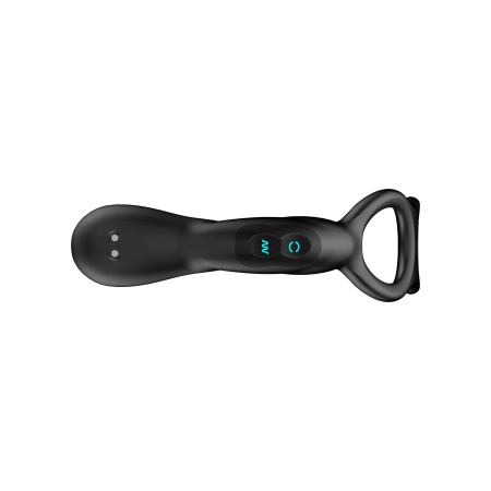 Массажер простаты Nexus Revo Embrace с вращающейся головкой и с эрекционным кольцом + пульт ДУ