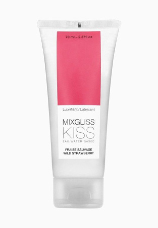 Лубрикант на водной основе MixGliss KISS Wild Strawberry  (70 мл) Дикая Клубничка