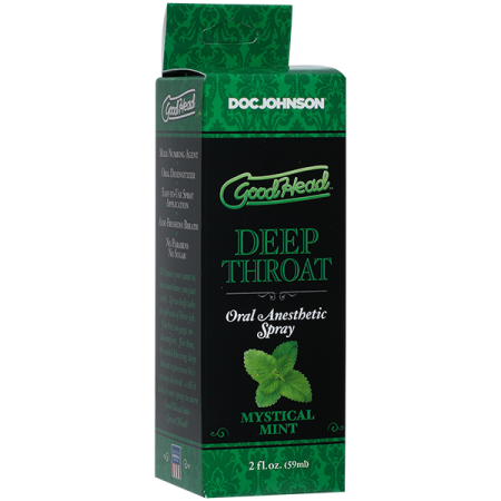 Спрей для минета Doc Johnson GoodHead DeepThroat Spray – Mystical Mint 59 мл для глубокого минета