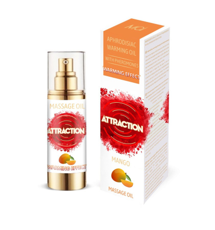 Разогревающее массажное масло с феромонами MAI PHEROMON MASSAGE OIL - MANGO (30 мл)