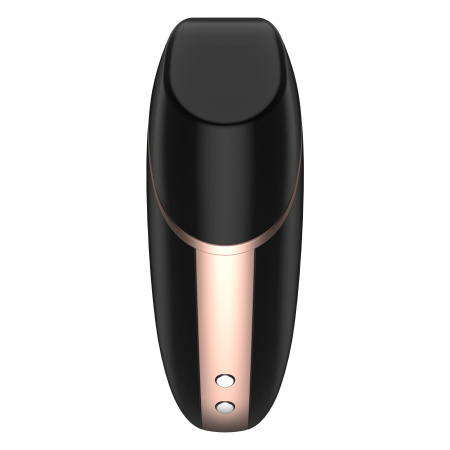Вакуумный клиторальный стимулятор Satisfyer Love Triangle Black с управлением через интернет