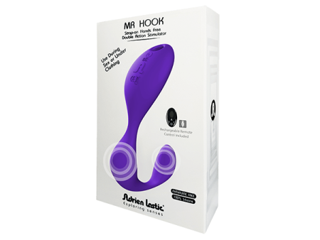 Вибратор под одежду Adrien Lastic Mr.Hook с пультом LRS