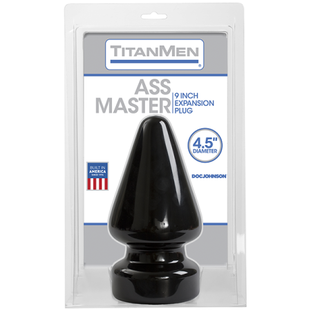 Пробка для фистинга Doc Johnson Titanmen Tools - Butt Plug - 4.5 Inch Ass Master, диаметр 11,7см