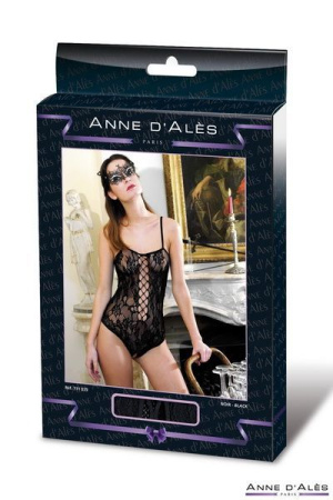 Боди сетка Anne De Ales BAROQUE Black S/M