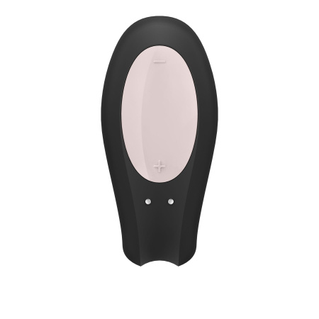 Смарт-вибратор для пар Satisfyer Double Joy Black с широким клиторальным стимулятором